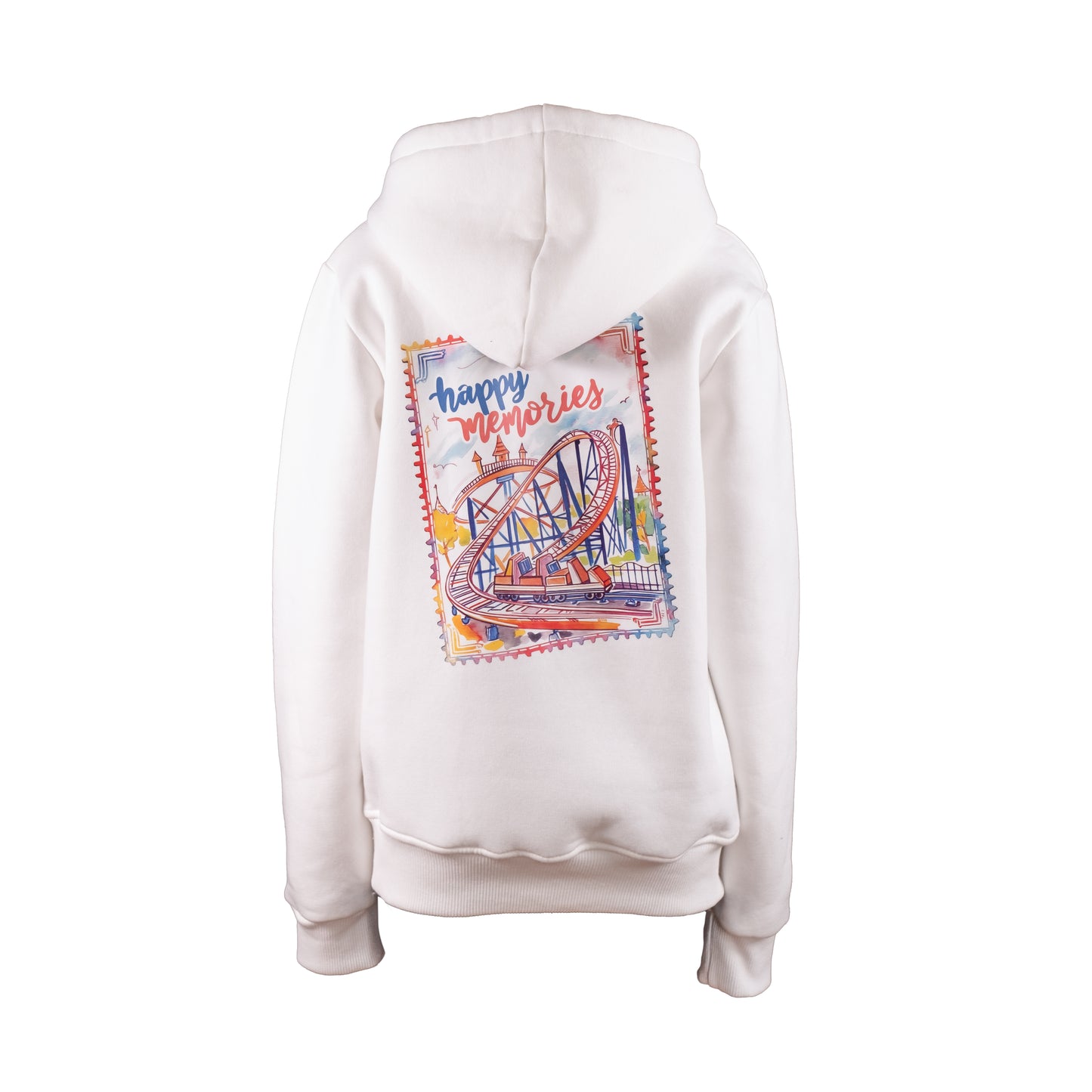 Vialand Kapüşonlu Beyaz Renk Sweatshirt